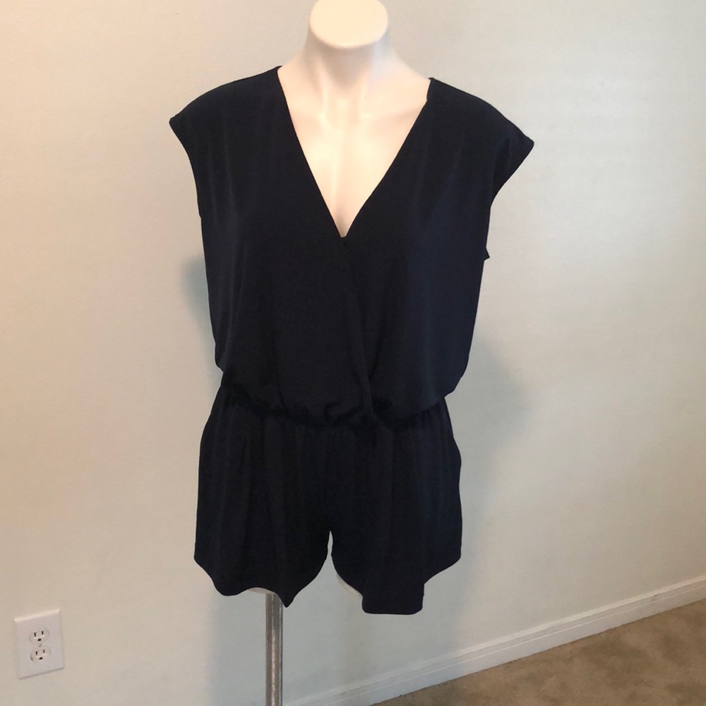 BCBG Generation Navy Blue Shorts Romper